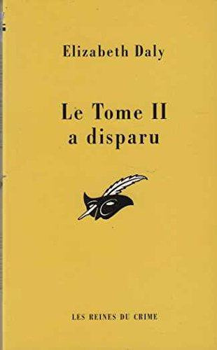Le tome 2 a disparu