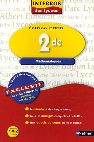 Mathématiques 2de