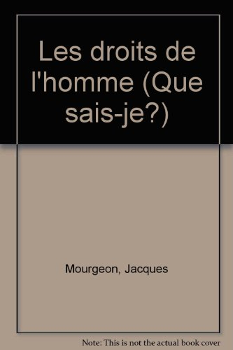 les droits de l'homme