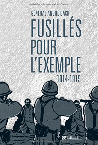 fusillés pour l'exemple (1914-1915)
