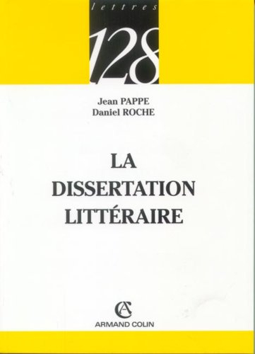 La dissertation littéraire