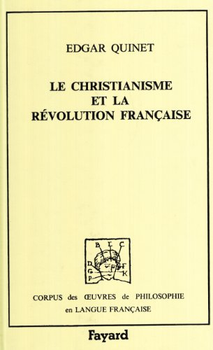 Le Christianisme et la Révolution française
