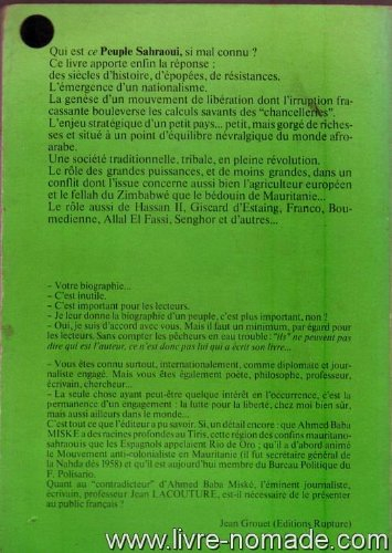 front polisario l'ame d'un peuple