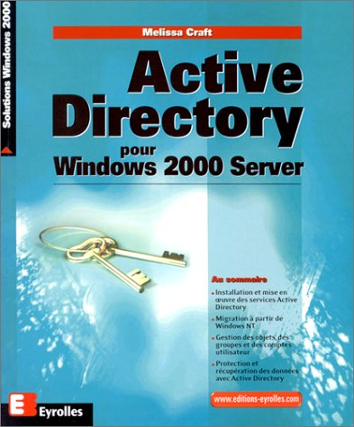 Active Directory pour Windows 2000 Server