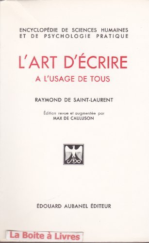 L'Art d'écrire à l'usage de tous