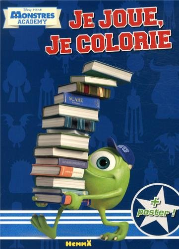 Monstres Academy : je joue, je colorie