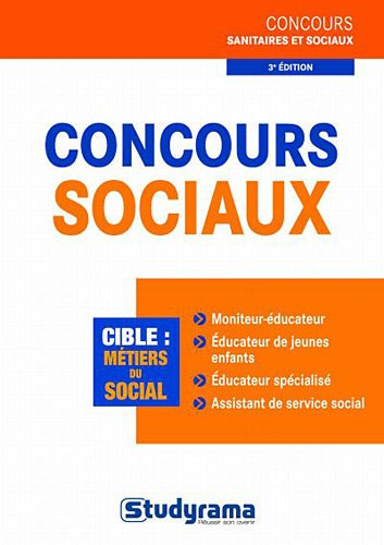 Concours sociaux : cible, métiers du social