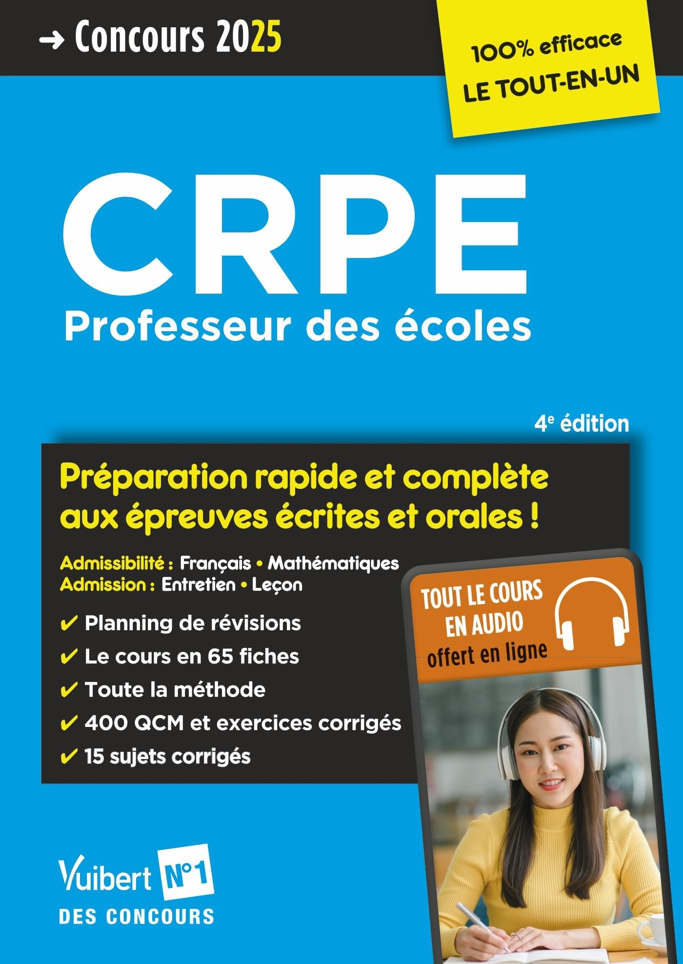 CRPE, professeur des écoles : préparation rapide et complète aux épreuves écrites et orales ! : conc