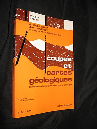 Coupes et cartes géologiques