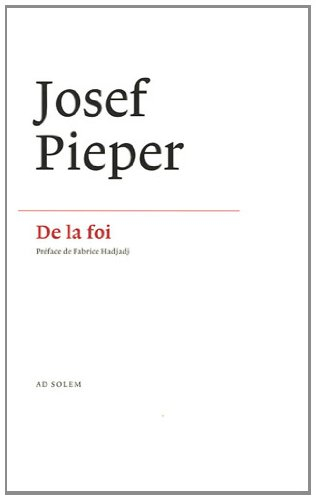 De la foi : traité philosophique