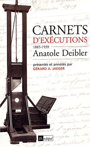Carnets d'exécutions : 1885-1939