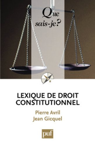 Lexique de droit constitutionnel