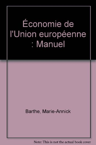 Economie de l'Union européenne : manuel