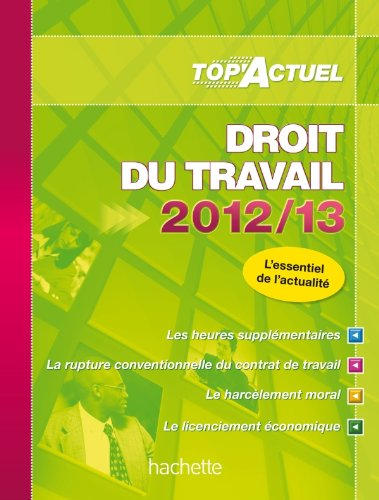 Droit du travail : 2012-2013