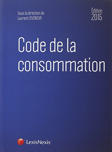 Code de la consommation : 2015