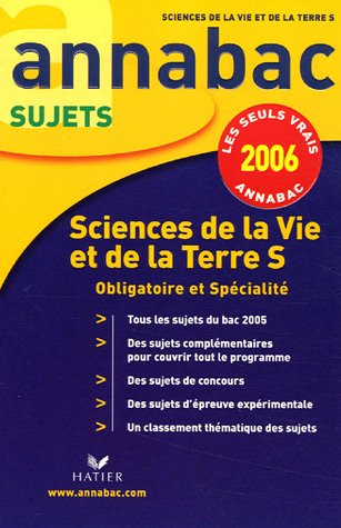 sciences de la vie et de la terre s
