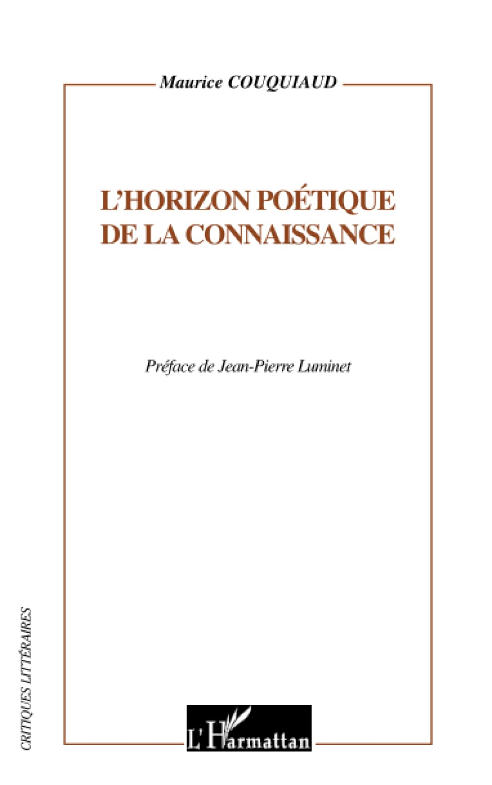 L'horizon poétique de la connaissance