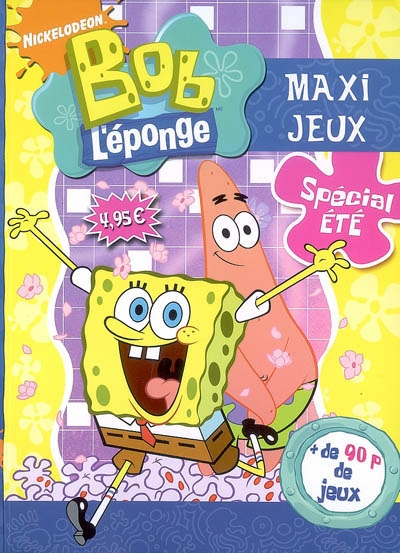 Bob l'éponge : maxi-jeux, spécial été