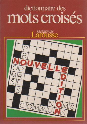 dictionnaire des mots croises