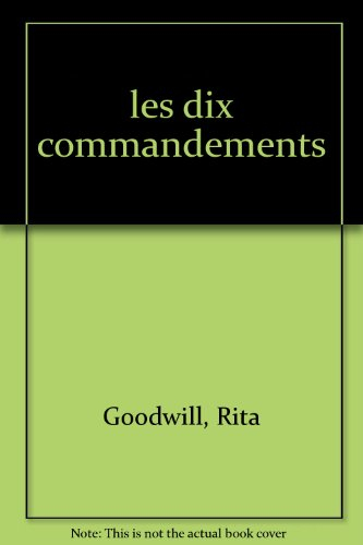 les dix commandements de dieu pour les enfants