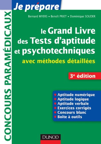 Le grand livre des tests d'aptitude et psychotechniques : avec méthodes détaillées