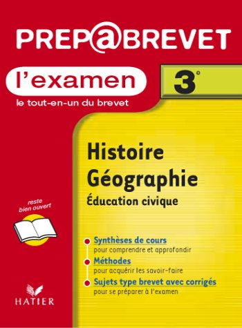 Histoire géographie, examen, 3e