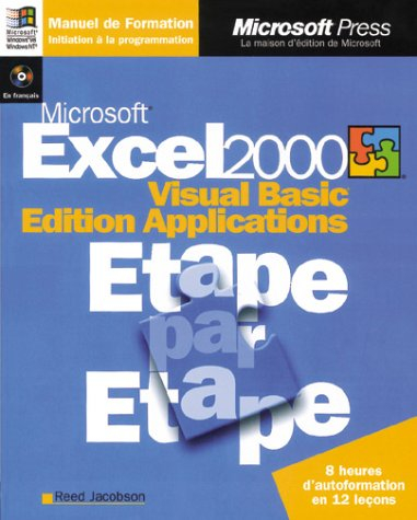microsoft excel 2000 visual basic edition applications - etape par etape - manuel d`auto-apprentissa