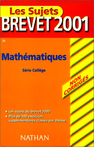 mathématiques, série collège