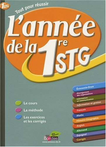 L'année de la 1re STG