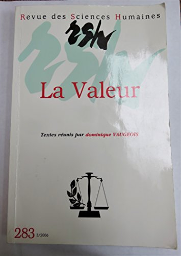 Revue des Sciences Humaines, N 283/Juillet - Septembre 2006