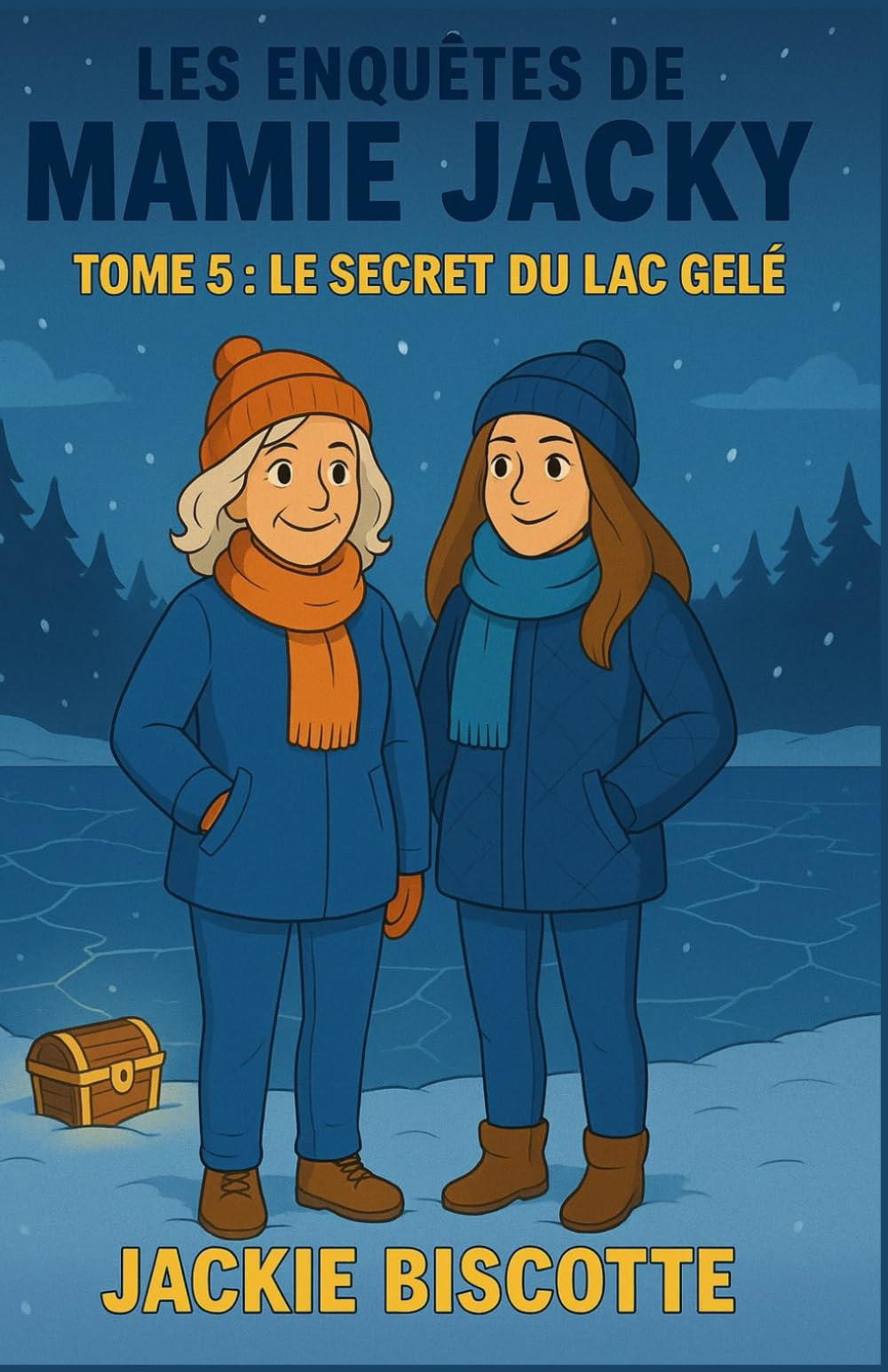 Les Enquêtes de Mamie Jacky – Tome 5 : Le Secret du Lac Gelé: Un cosy mystery hivernal tendre, drôle