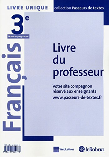 Français 3e Livre unique