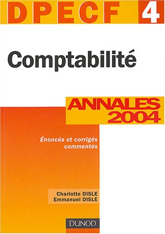 dpecf, numéro 4 : comptabilité