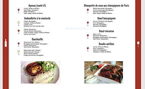 Le catalogue des accords mets et vins: Tome 1, Cuisine traditionnelle française