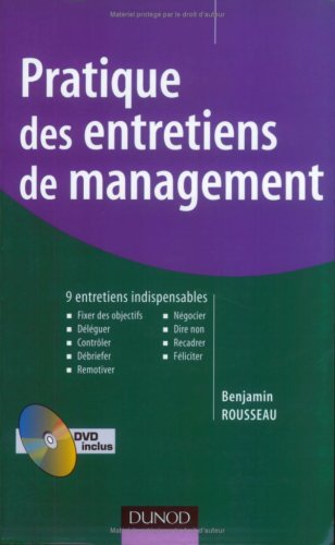 Pratique des entretiens de management : 9 entretiens indispensables
