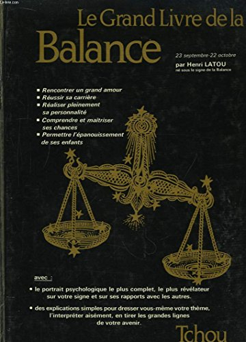 grand livre de la balance