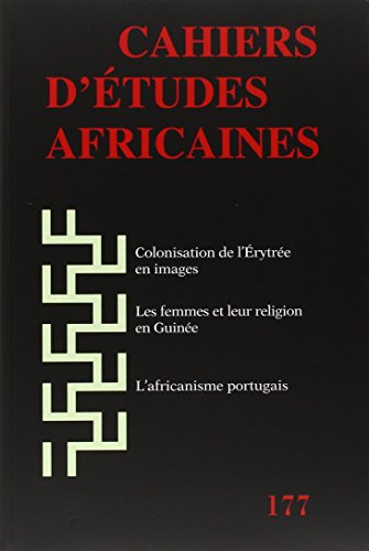 Cahiers d'études africaines, n° 177