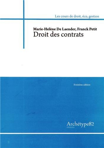 Droit des contrats : cours et exercices corrigés : 2012-2013