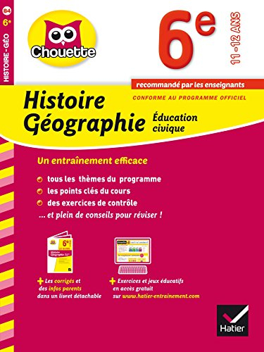 Histoire géographie, éducation civique 6e : 11-12 ans : conforme au programme officiel