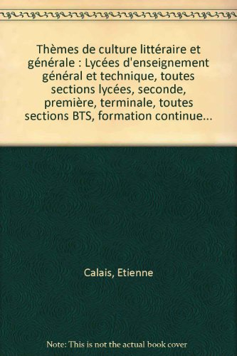 organibac français, numéro 2 : thèmes de culture générale et littérature