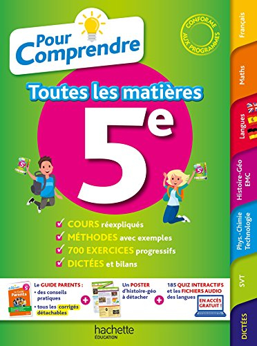 Toutes les matières 5e : conforme aux programmes