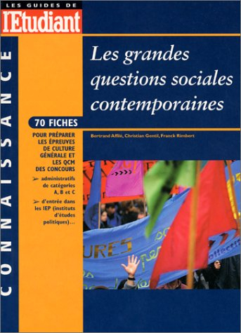 Les grandes questions sociales contemporaines