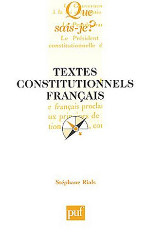 textes constitutionnels français
