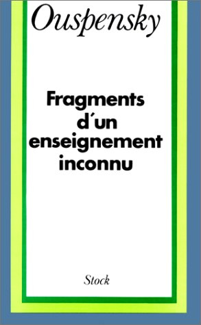 Fragments d'un enseignement inconnu