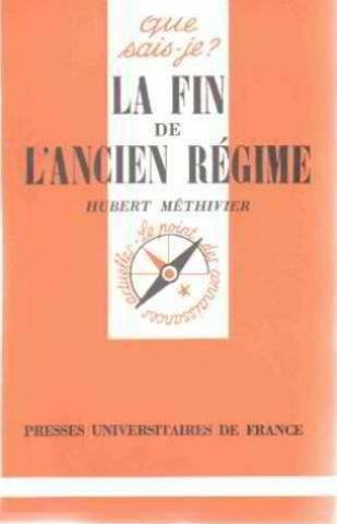 la fin de l'ancien regime