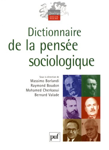 Dictionnaire de la pensée sociologique