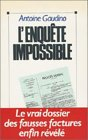 L'Enquête impossible