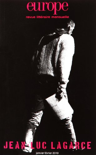 Europe, n° 969-970. Jean-Luc Lagarce
