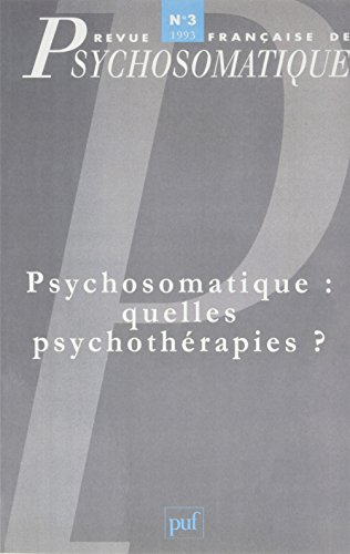 revue française de psychosomatique, 1993, numéro 3