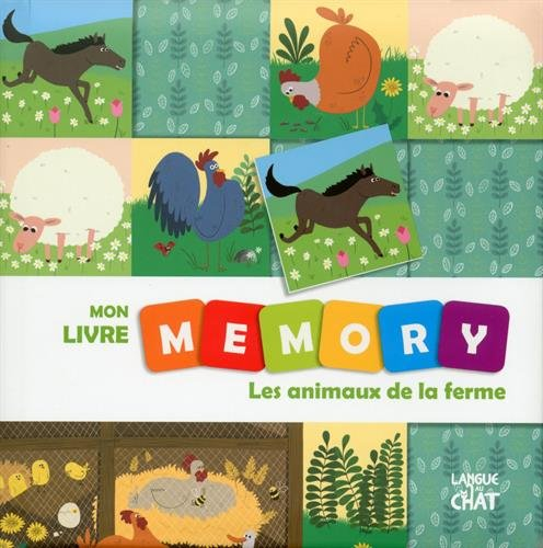 Mon livre memory : les animaux de la ferme